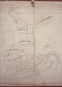 Photographic copy of drawing showing plan of estate.