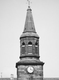 Detail of tower and spire from S.