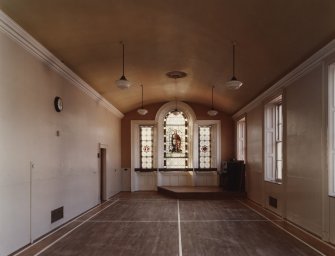Interior.
First floor, hall, view from NE.