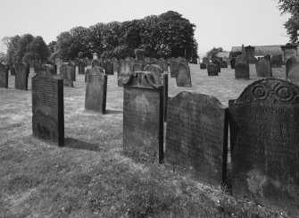 General view of churchyard from NE.