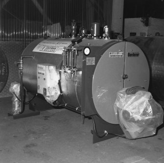 View of Borderer boiler, ready for dispatch (in Bay 4 [Light Fabrication and Engineering])