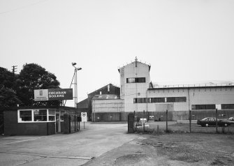 View of factory entrance