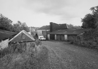 View from W of NW side of steading (right)