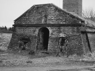 View of kiln from W.