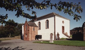 General view from S, showing projecting vestry.