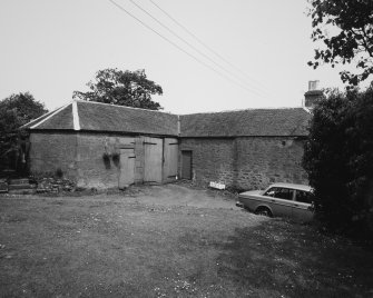 View of outbuildings.