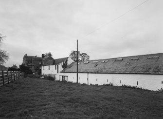 View of steading and farmhouse from NE.