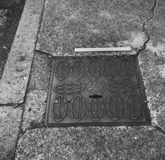 View of coal shoot cover in road.