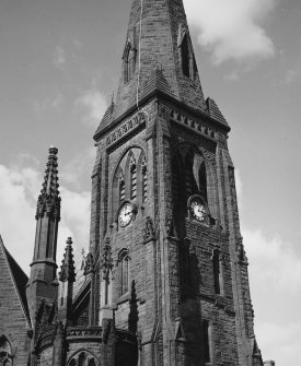 Detail. Tower and spire