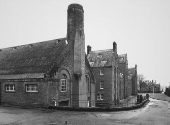 View of boiler house and Solway House from NE.