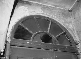 Interior.
Detail of fan light above door.