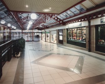 Interior.
High Street entrance, view from W.