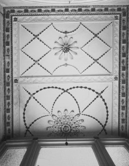 Interior.
Detail of entrance hall ceiling.