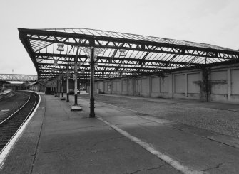 Dumfries, Railway Station
View of Platform 1 canopy from NW