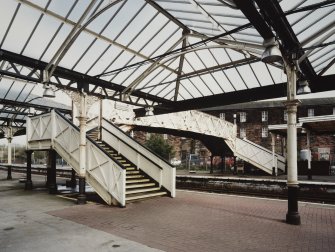 Dumfries, Railway Station
View of footbridge from S