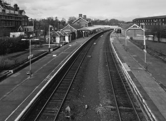 Dumfries, Railway Station
Elevated view of station from SE