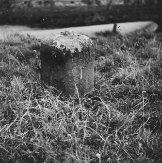 Detail of iron bollard.