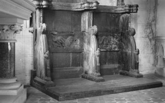 Interior.
View of stalls with misericords.