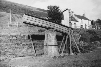 View of water powered beam engine from SW.