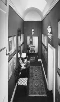 Interior. First floor. N corridor linking to old house.