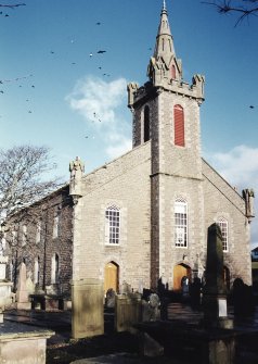 Scanned photograph of St Fergus Old Parish Church, High Street, Wick, View from East