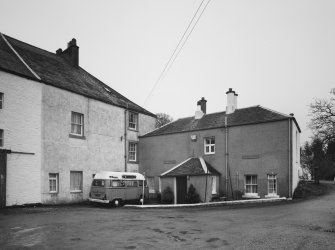 View from W of SW side of brewery, and rear of associated house.
