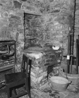 Interior, detail of wash house boiler