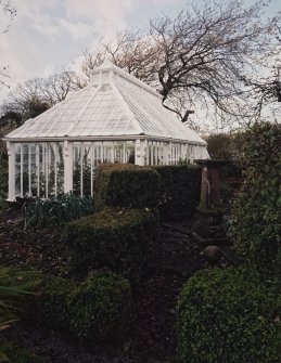 View of restored greenhouse