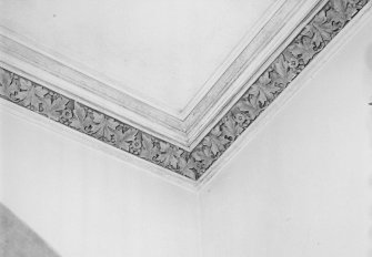 Interior.
Detail of cornice.