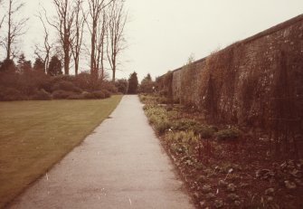View of outer garden wall.