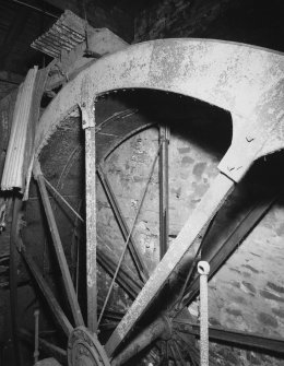 Detail showing water wheel.