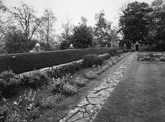 View of garden wall from NW.