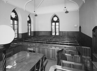 Interior.
First floor, sheriff court room, view from SE.