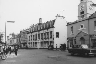 View from NW of George Street including the Old Town Hall.