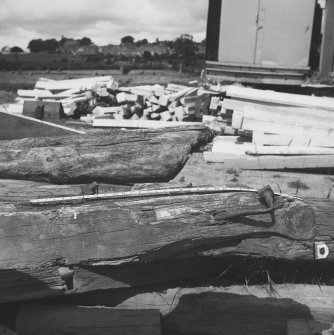 Detail of timbers removed from harbour of 1818.
