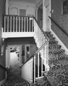 Staircase hall, First floor landing, view from East