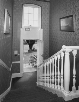 Staircase hall, view from North (to garden)