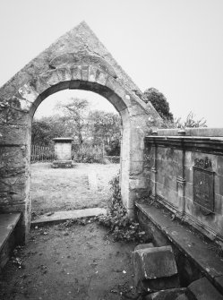 South porch from North