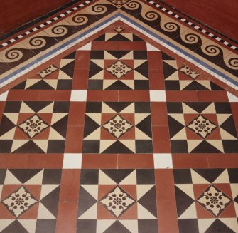 Vestibule floor, detail of tiling