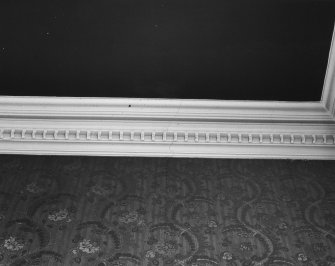 Staircase hall (to garden), detail of cornice