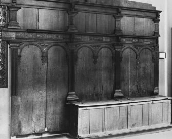 Panelling from The Study now in Royal Scottish Museum
