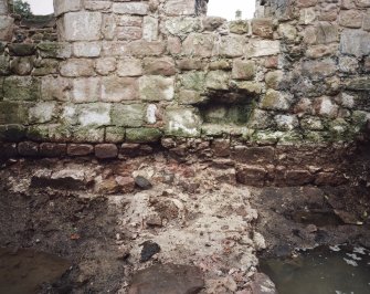 Detail of excavation.