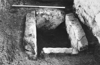 View of excavated cist (Cist 2).