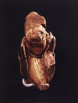 Edinburgh, 163 Canongate, Canongate Tolbooth, ceramic fragment found in cellar.