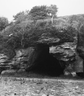 View of entrance to Dovecot Cave