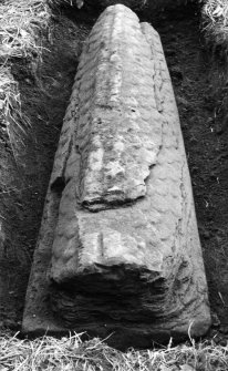 View of hogback stone.