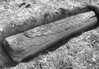 View of hogback stone.