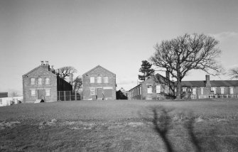 View from South of front elevation of officers' mess at Donibristle airfield.