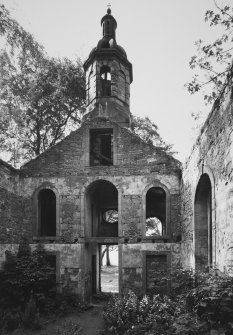 Interior of West gable wall