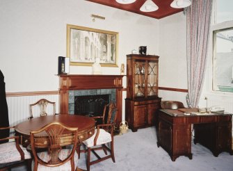 Interior. View of first floor Provosts room